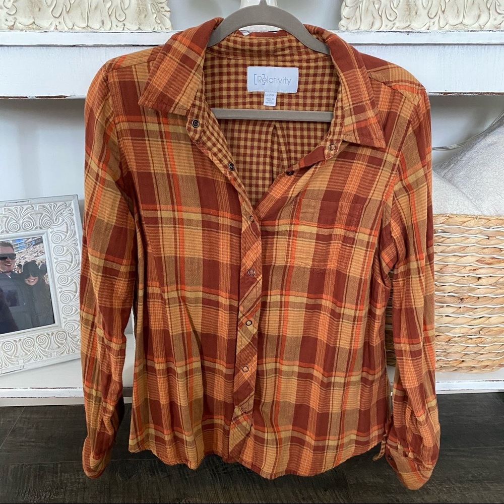 Plaid Button Down